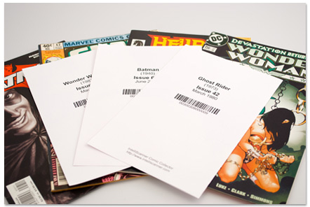 Comic Tags &mdash; barcode inserts for unbarcoded issues