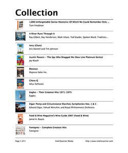 Printed media report sample