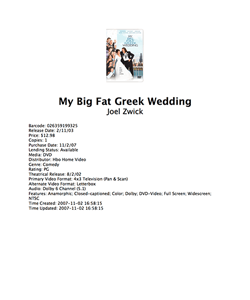 Printed media report sample