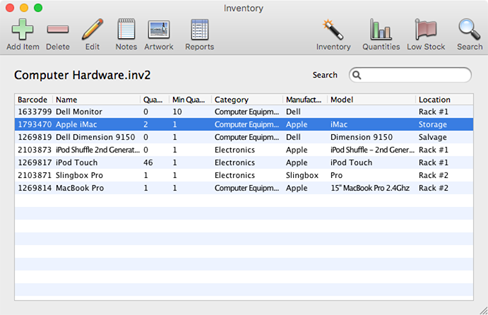 Organize assets, inventory, and more.