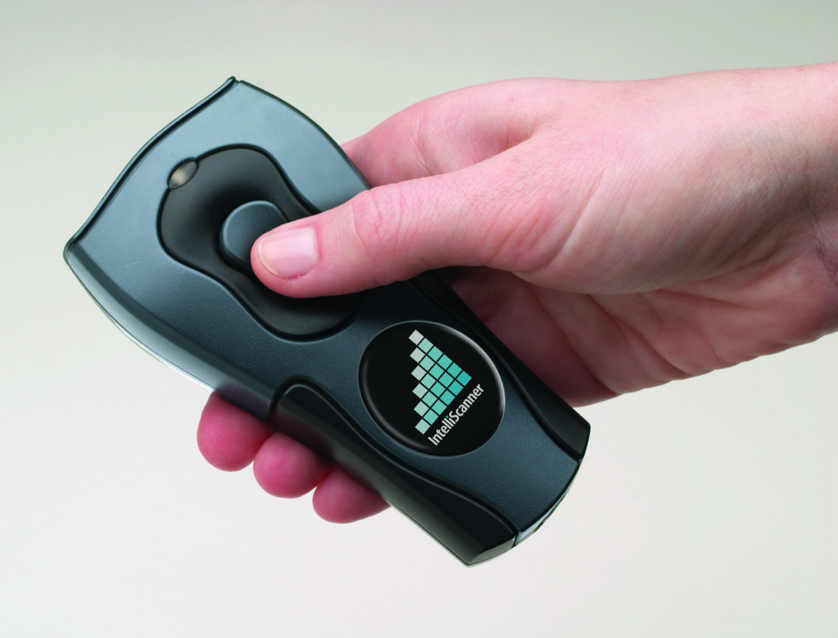 SOHO scanner in hand